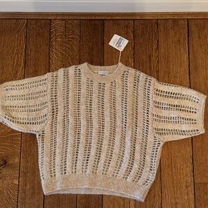 Brunello Cucinelli Metallic Knit Sweater